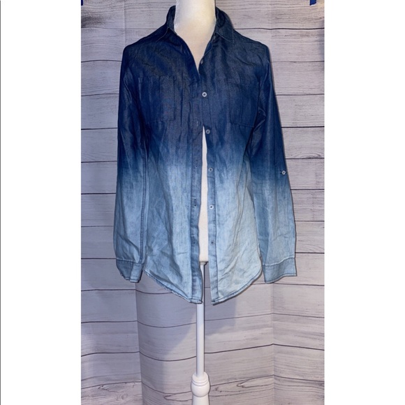 Cotton Express Tops - Cotton Express Button Down Shirt